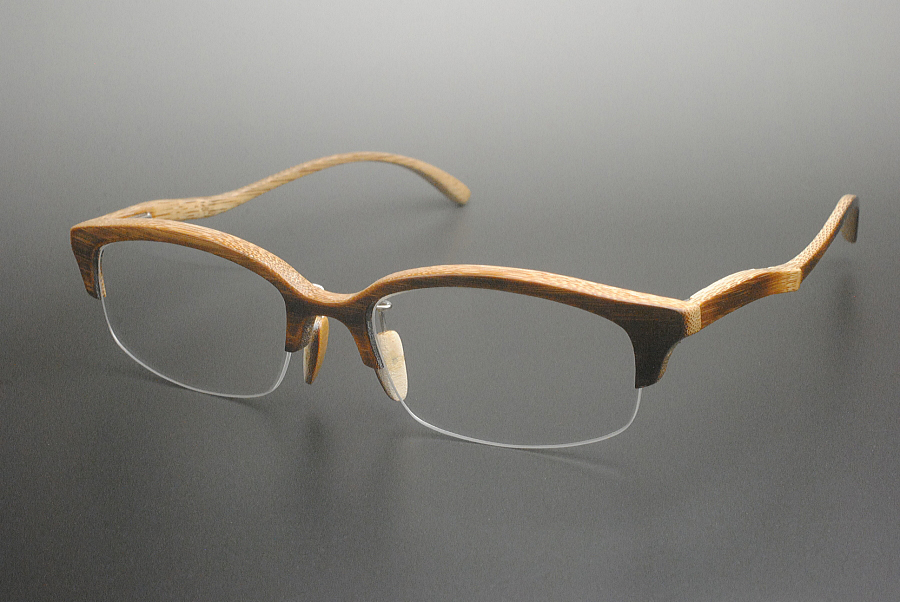 竹製眼鏡フレーム　鯖江製　真商品