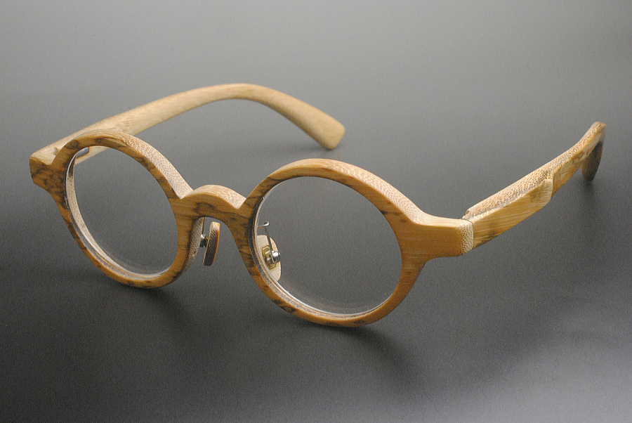 竹製眼鏡フレーム　鯖江製　タケメガネ
