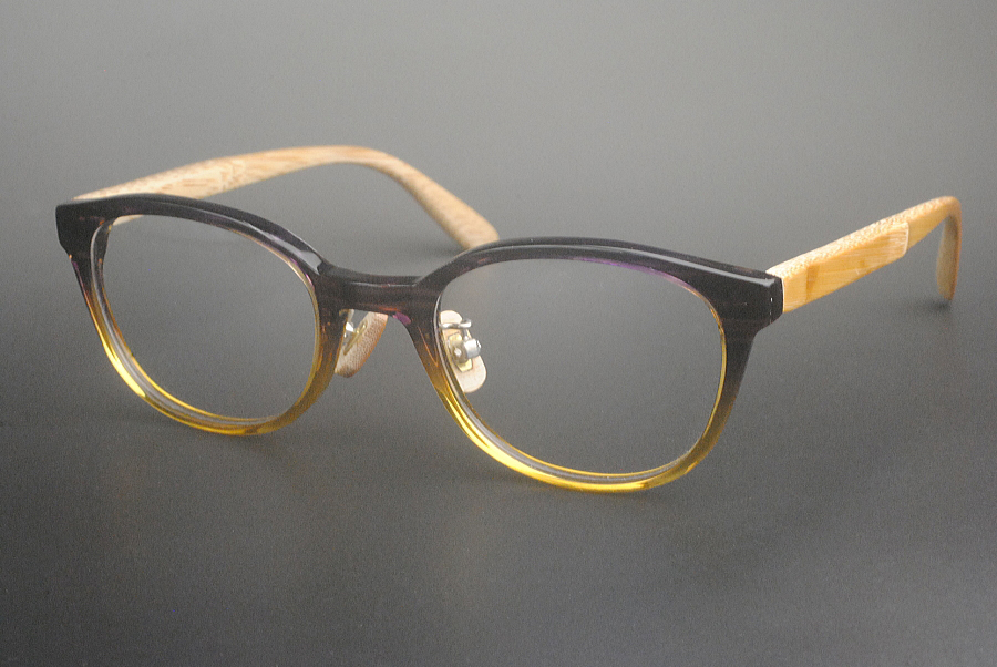 竹製眼鏡フレーム　鯖江製
