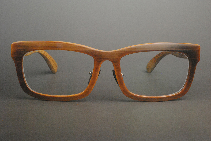 オーダーメイド眼鏡フレーム　竹フレームの写真2