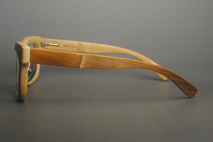 オーダーメイド眼鏡フレーム　竹フレームの写真3