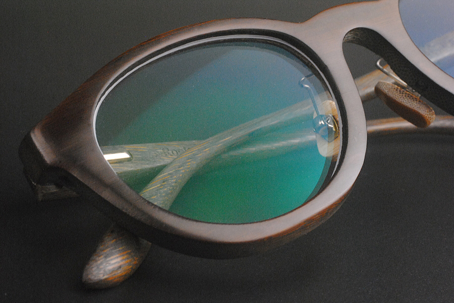 竹製オーダメイド眼鏡の写真