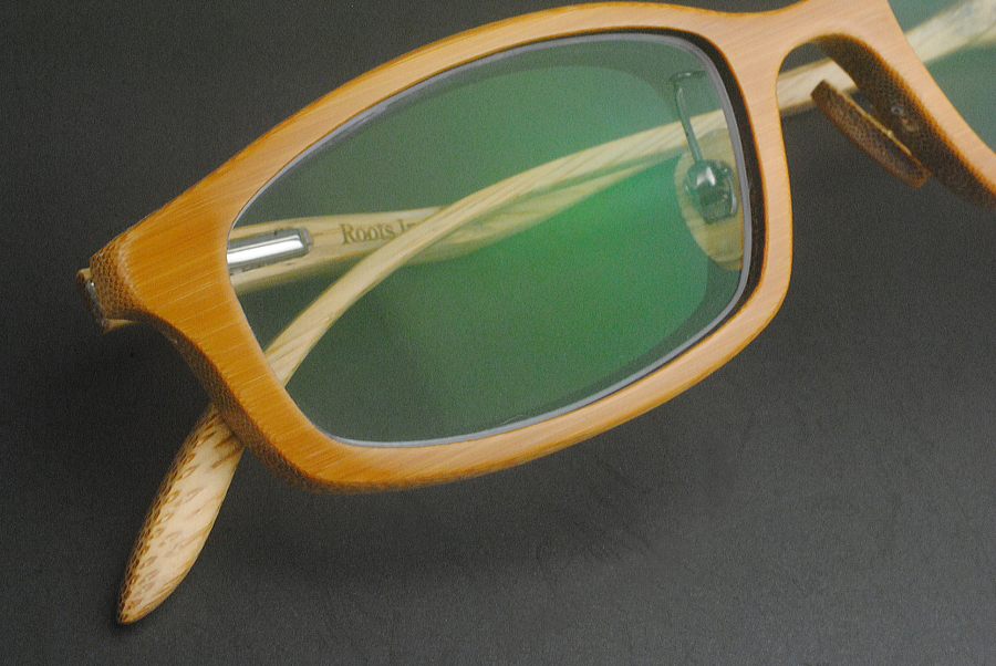 オーダーメイド眼鏡フレーム　竹製フレームの写真5