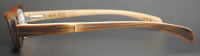 木製メガネフレーム　素材：ココボロ、晒竹